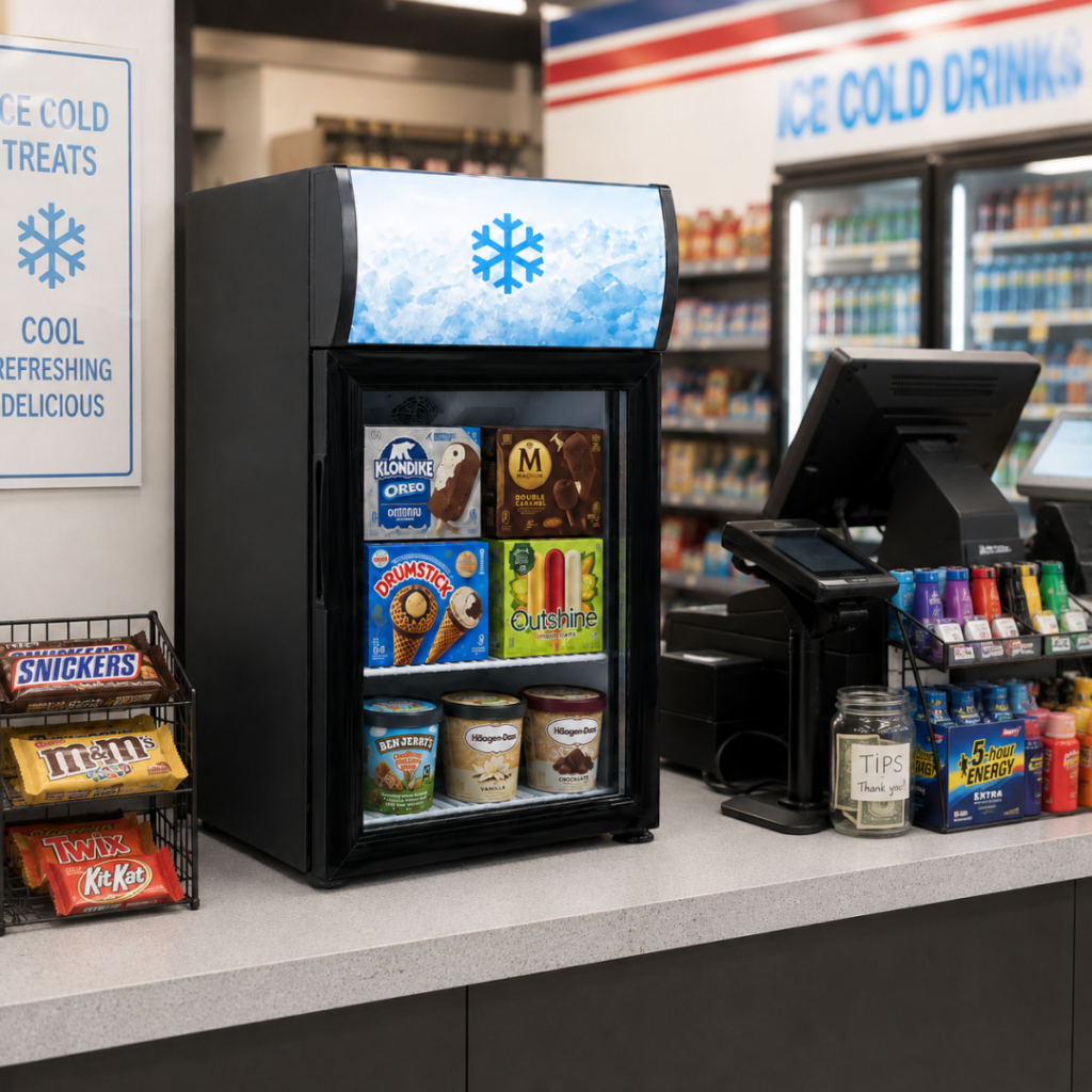 NE-25DL Display Freezer