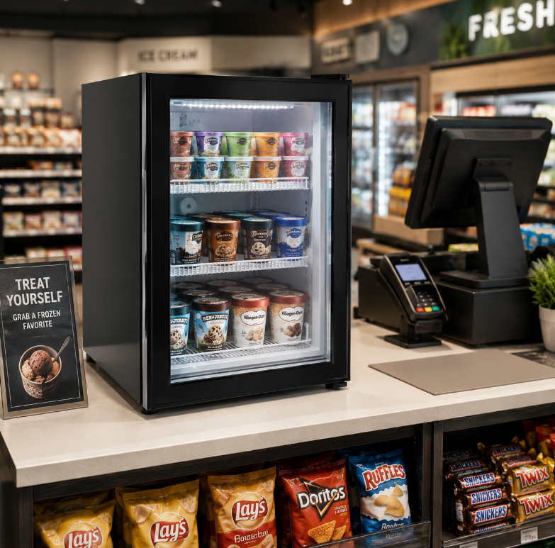 NE-98D Display Freezer