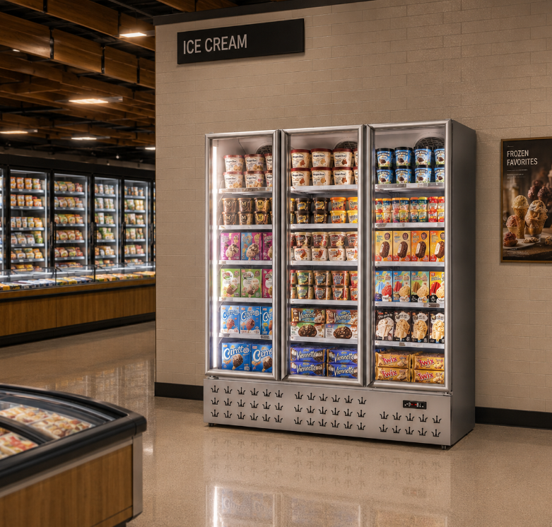 NE-1550DL Display Freezer
