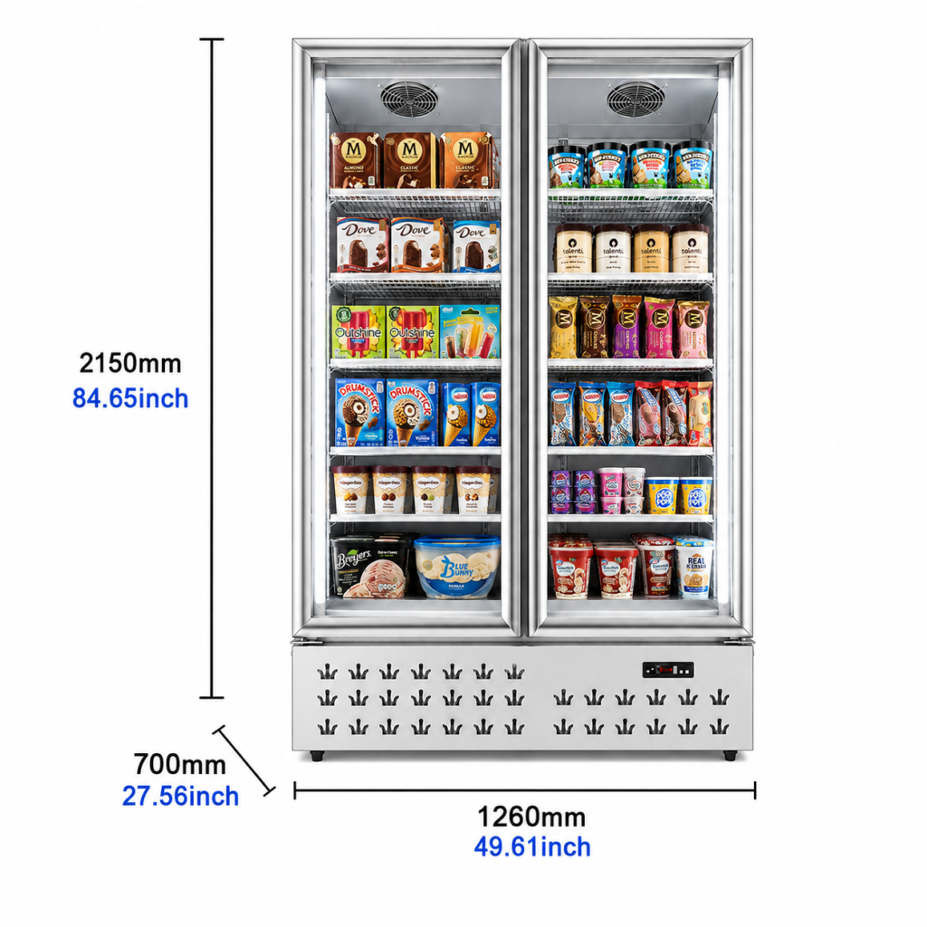 NE-1050DL Display Freezer